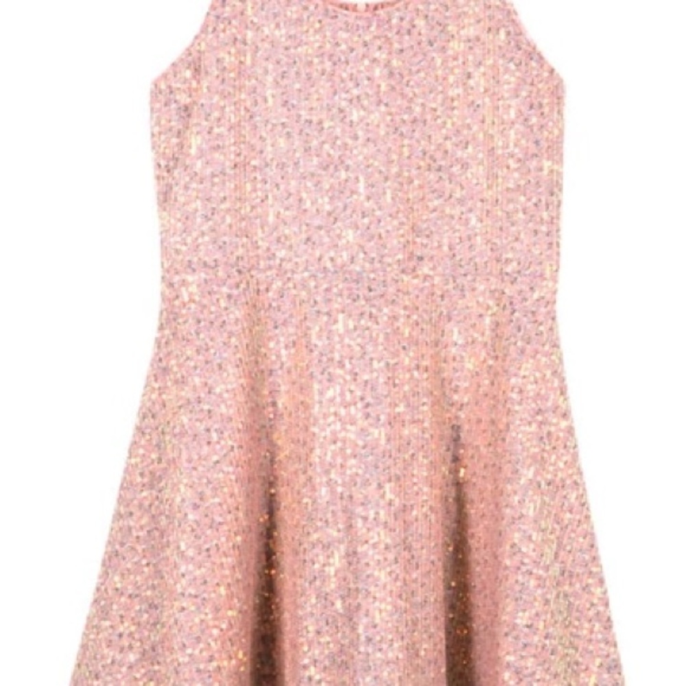 Zunie Glittering Pink Formal Dress